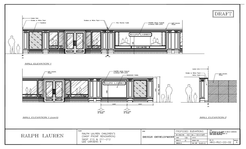 Detail Plan of Curtain Wall
