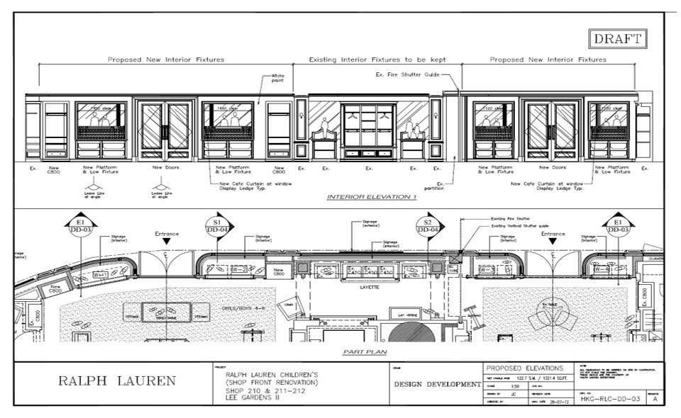 Detail Plan of Curtain Wall