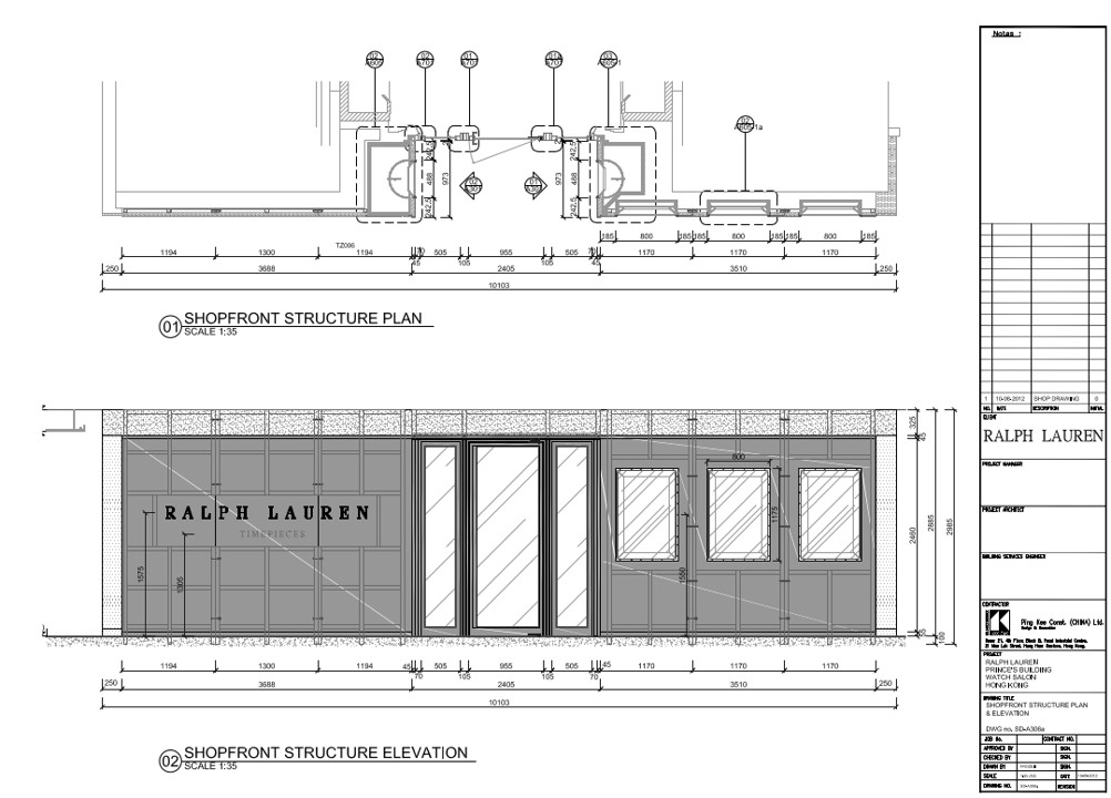 Front Elevations - Click to enlarge