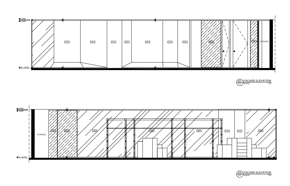 Front Elevations 2 - Click to enlarge